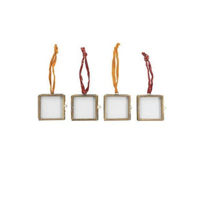 Kiko Antiqued Brass Photo Frame - Mini