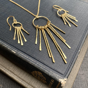 Kiya Artisan Gold Earrings