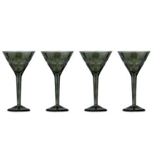 Load image into Gallery viewer, Manilla Cocktail Glass - Dark Emerald
