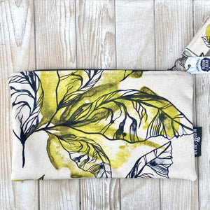 Large Organic Cotton Pouch - Lime