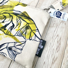Load image into Gallery viewer, Large Organic Cotton Pouch - Lime
