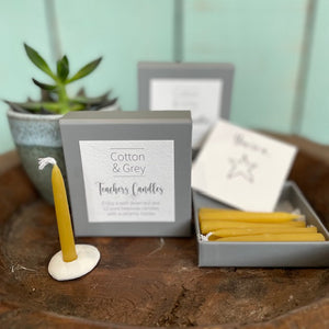Mini Beeswax Candle Gift Box - Teachers Candles