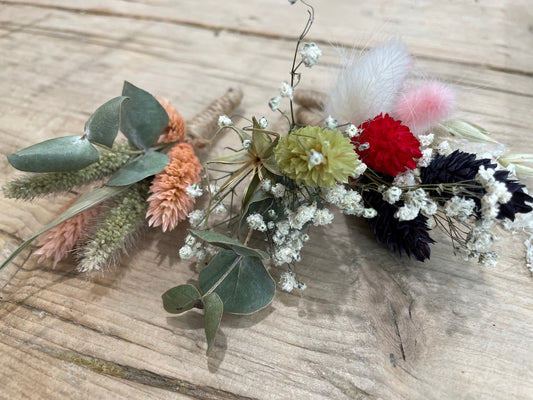 Wild & Rust Dried Flower Button Hole