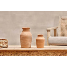 Load image into Gallery viewer, Narpala Narrow Terracotta Vase
