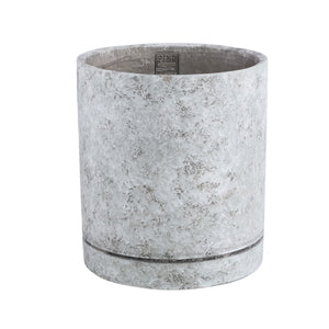 Vik Cement Cylinder Pot in Grey