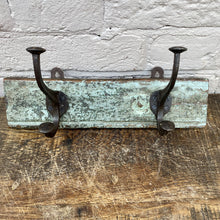 Load image into Gallery viewer, Reclaimed Wood Coat Hooks - Mint
