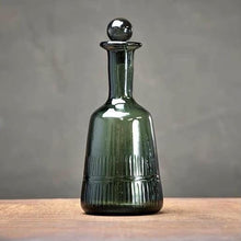 Load image into Gallery viewer, Manilla Glass Decanter - Dark Emerald
