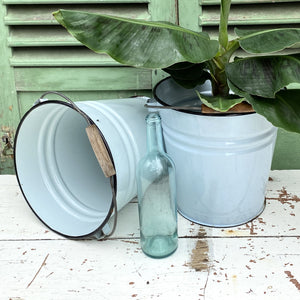 Vintage Enamel Buckets