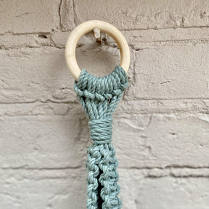 recycled Cotton Macrame Plant Hanger - Laurel