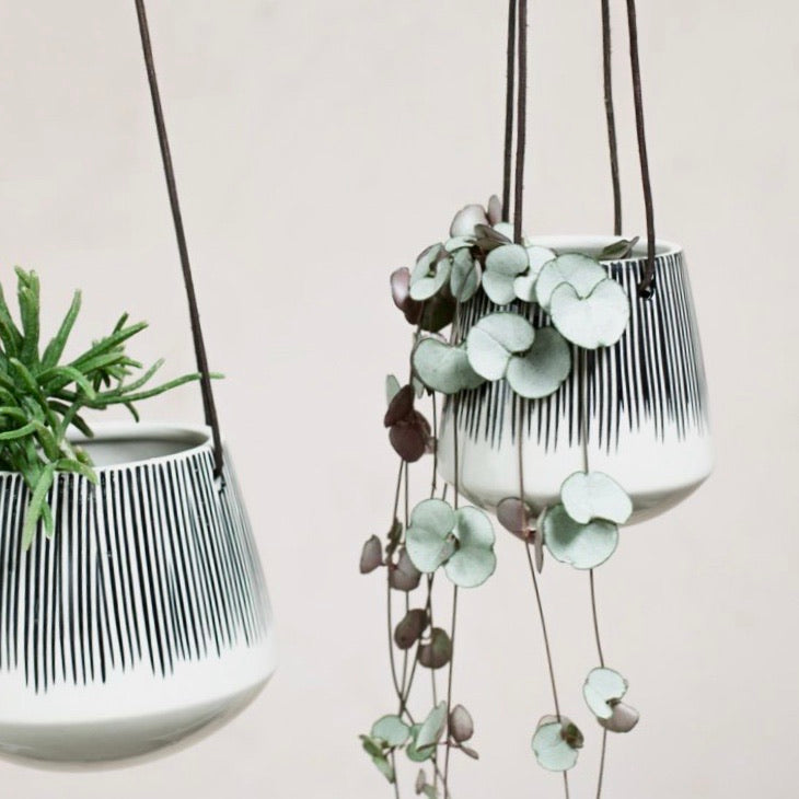 Matamba Ceramic Hanging Planter - Large