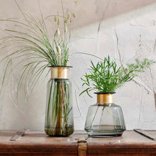 Load image into Gallery viewer, Mila Glass Vase in Smoke - Large
