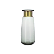 Load image into Gallery viewer, Mila Glass Vase in Smoke - Large
