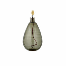 Load image into Gallery viewer, Large Handmade Glass Lamp - Green Smoke
