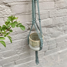 Load image into Gallery viewer, recycled Cotton Macrame Plant Hanger - Laurel
