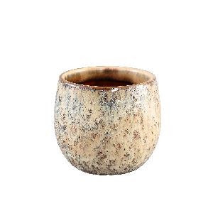 Vinz Cream Glazed Ceramic Plant Pot - s