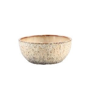 Vinz Cream Glazed Ceramic Plant Bowl - s
