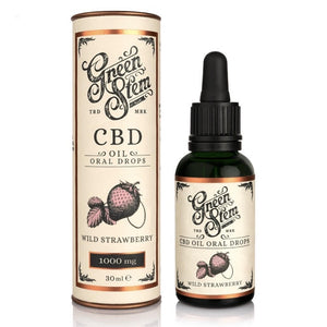 Green Stem Oil Drops 1000mg / 3.33%  - Wild Strawberry